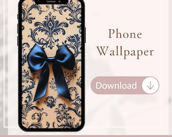 Mobile phone wallpaper/Ribbon bow 6