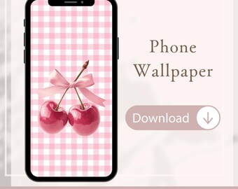 Mobile phone wallpaper/Cherry bow