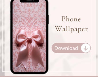 Mobile phone wallpaper/Ribbon bow 7