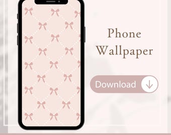 Mobile phone wallpaper/Ribbon bow