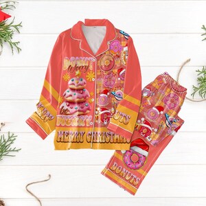 Christmas donut pajamas hotsell