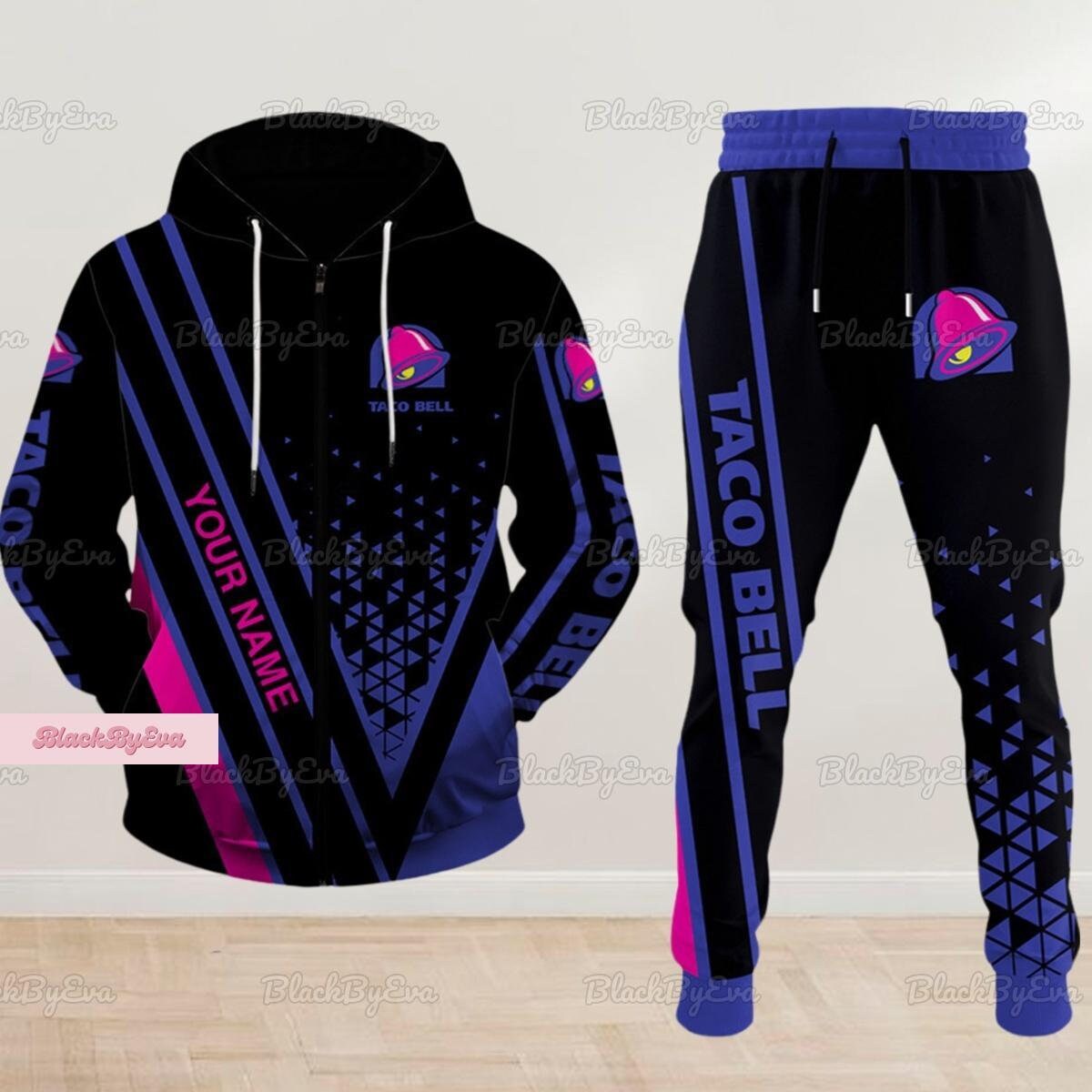 Taco bell colorful logo hoodie hotsell