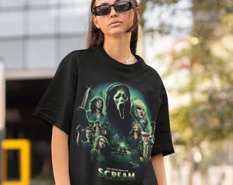 Retro Scream Shirt-retro scream movie shirt,scream movie sweatshirt,scream crewneck,90s movie tshirts,stu macher shirt,drew barrymore tshirt