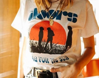 The Doors Waiting For The Sun Shirt-the doors shirt,the doors t shirt,the doors tee shirt,vintage shirt,vintage band shirt,vintage band tee