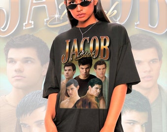 Retro Jacob Black Shirt-Jacob Black Tshirt,Jacob Black T shirt,Edward Cullen Shirt,Robert Pattinson Shirt,Team Jacob Shirt,Team Edward Shirt