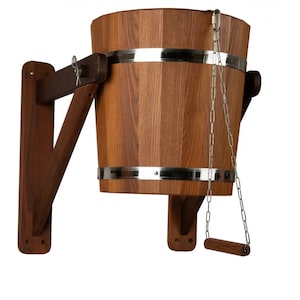 Bucket Waterfall for Sauna 20 L with stainless steel insert