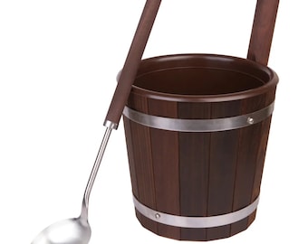 Sauna and Bath 2-Piece Set – Essential Spa Accessories for Home Sauna, Banya