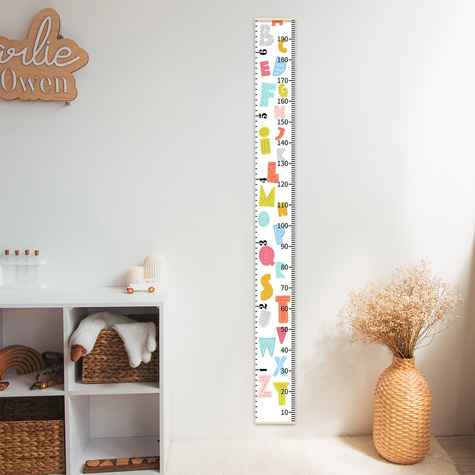 Headwaters Studio Wooden Growth Chart - Kids Height Chart