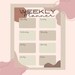 Printable Weekly Planner 3 Different Layouts Package Planner for a Week ...