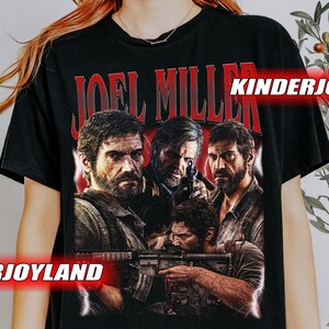 Retro 90's Joel Miller The Last Of Us Vintage T-Shirt, Joel Miller Bootleg Fan Tee Graphic T-Shirt, Gift For Woman and Man Unisex T-Shirt