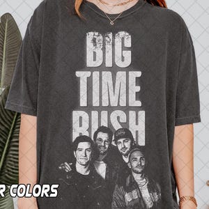 Retro 90's Comfort Colors Big Time Rush Vintage T-Shirt, Concer Tour 2025 T-Shirt, Gift For Woman and Man Unisex T-Shirt