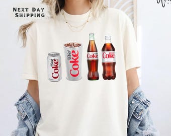 Diet Coke Lover Comfort Colors® Shirt, Funny Coke Shirt, Coke Lover Sweater, Coke Short Sleeve, Diet Coke Tee