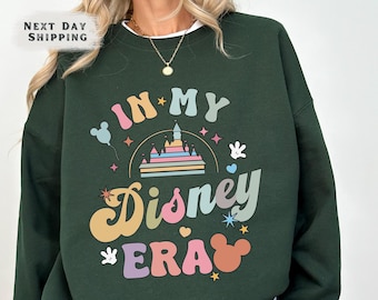 In My Disney Era Crewneck, Disneyland Castle Trip Sweatshirt, Disney Family Matching Vacation Sweater, Gift For Her