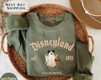 Magical Land Halloween Sweatshirt, Disneyland Halloween Sweatshirt, Oversized Sweatshirt, Trendy Sweatshirt, Mickey Halloween Sweater