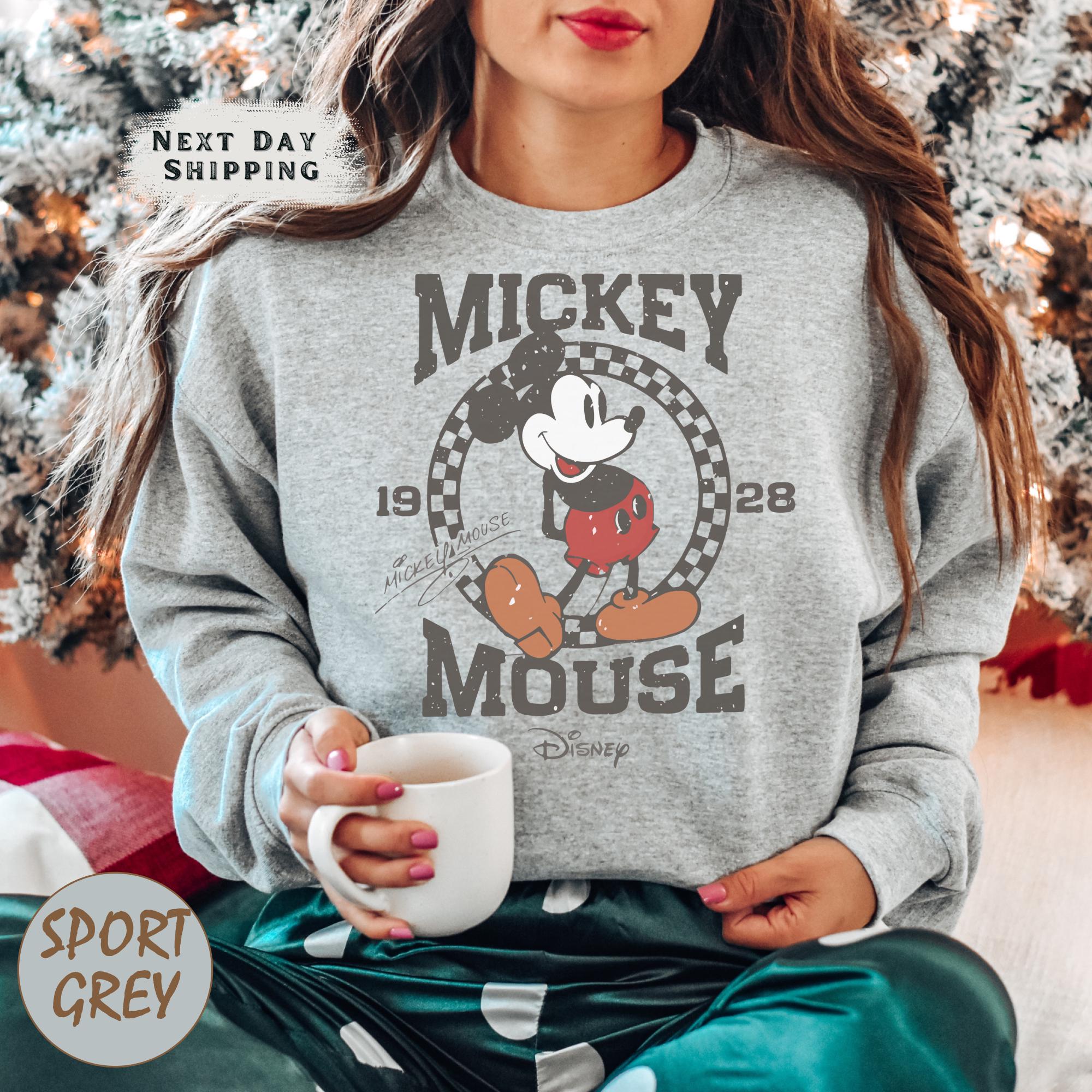 Disney Retro Mickey Sweatshirt, Classic Pose 1928 Sweater
