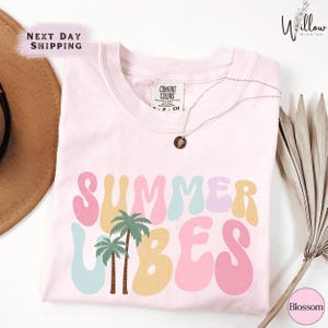Comfort Colors Summer Shirt, Hello Summer Beach Tee, Trendy Summer Vibes Tshirt for Her, Best Gift Idea, Cute Coastal Summer Top