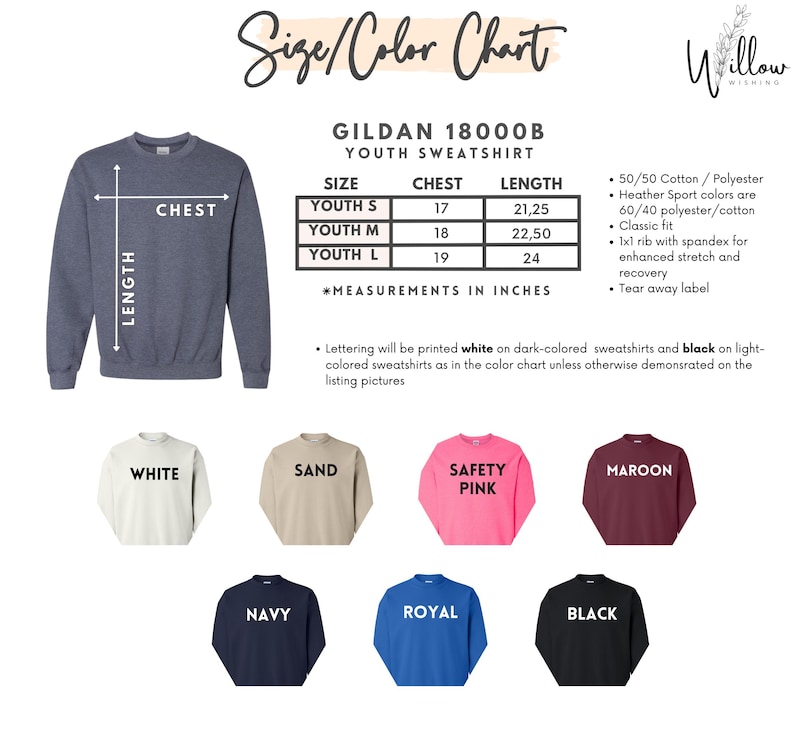 a long sleeved shirt with the name of the product on it