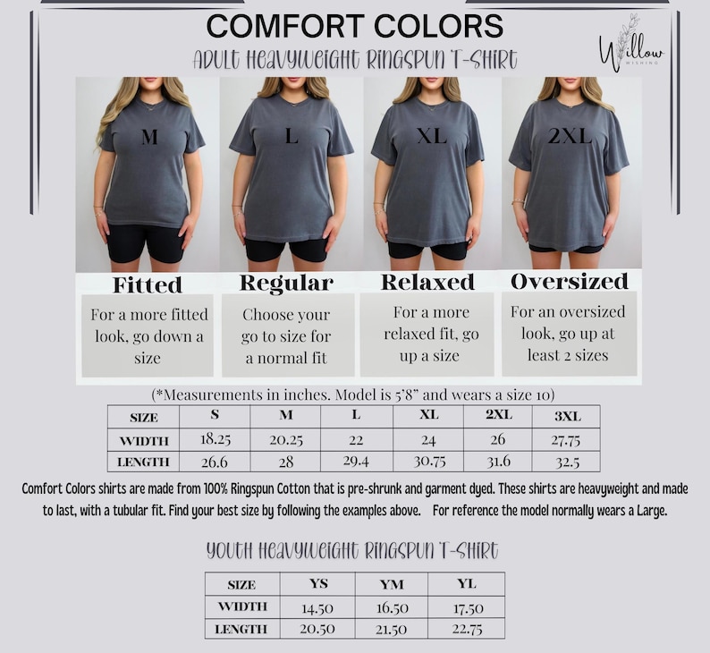 a women's t - shirt with the measurements for each shirt