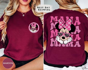 Minnie Mom Sweatshirt, Disney Mama Mouse Crewneck, Mother's Day Sweater, Disney Mom Gift, Mama Mouse Pullover