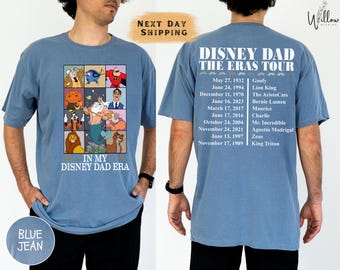Comfort Colors Disney Dad Eras Tour Shirt, In My Disney Dad Era Tee for Park Days, Funny Gift for Dad, Father’s Day Vacation Shirt for Him
