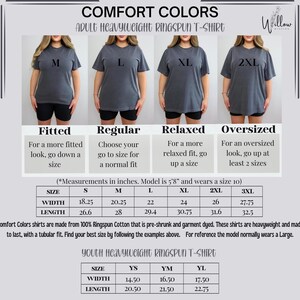 a women's t - shirt with the measurements for each shirt