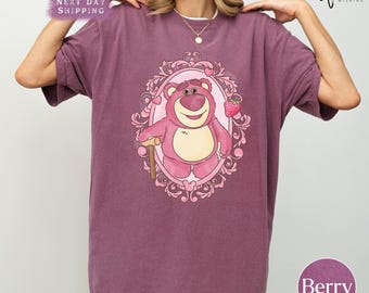 Comfort Colors  Strawberry Bear Shirt, Retro Disney Bear Tee, Toy Story Huggin Bear Shirt, Disneyland Family Trip Shirt,Magical Vacation Tee