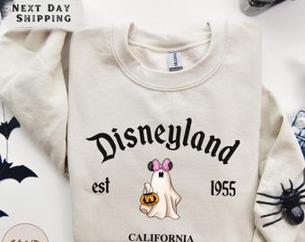 Disneyland Halloween Sweatshirt, Minnie Magical Land Halloween Sweatshirt, Trendy Sweatshirt, Disney Matching Sweater, Oversized Sweatshirt