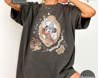 Comfort Colors Sorcerer Mickey Shirt, Fantasia Disney Tee, Fantasmic Show Shirt, Disney Parks Trip Tee, Walt Disney World Magical Shirt