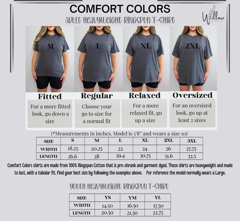 a women's t - shirt with the measurements for each shirt