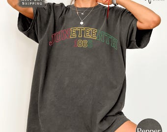 Célébrez la liberté chemise Juneteenth, femme afro-américaine histoire des noirs 1865 chemise Juneteenth, t-shirt fierté afro-américaine
