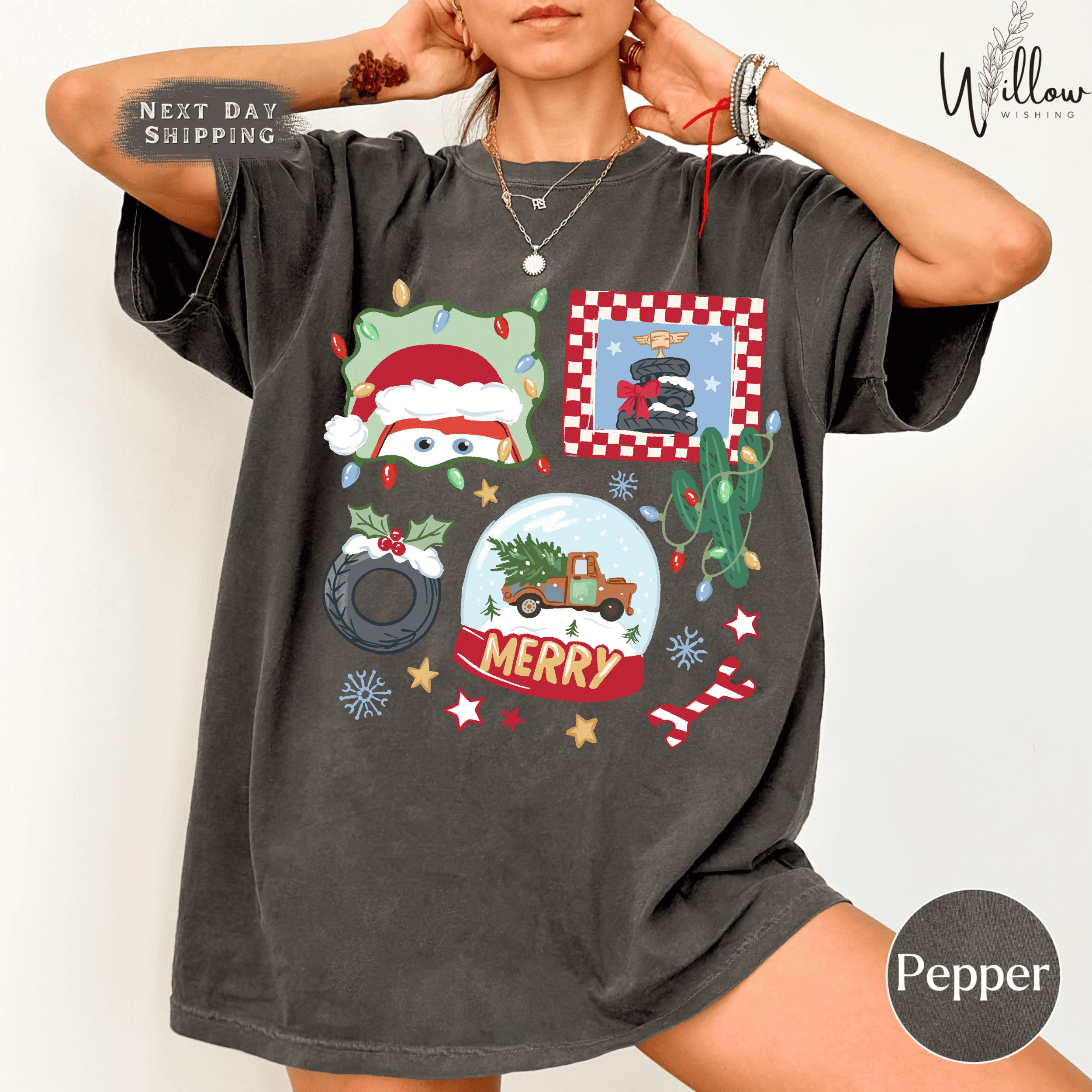 Plus Size Christmas Walmart Christmas Shirts For Women Retro Cars