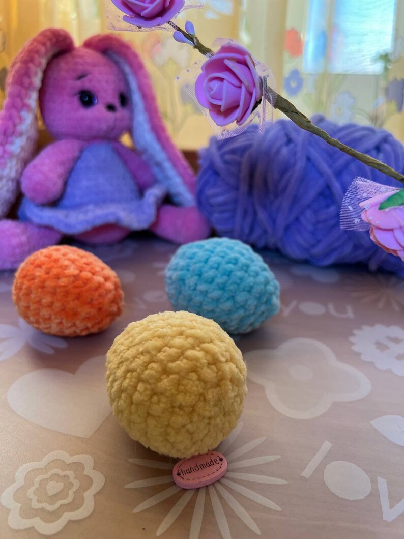 Crochet Egg Pattern, Easy Amigurumi Easter Decor (PDF Pattern) Tutorial ...