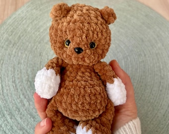 Tutoriel de crochet no Sew Amigurumi Teddy Bear Pattern PDF en anglais (termes américains)