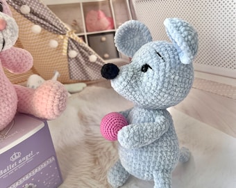 Maus Häkelanleitung, Amigurumi Maus Anleitung, Häkelanleitung