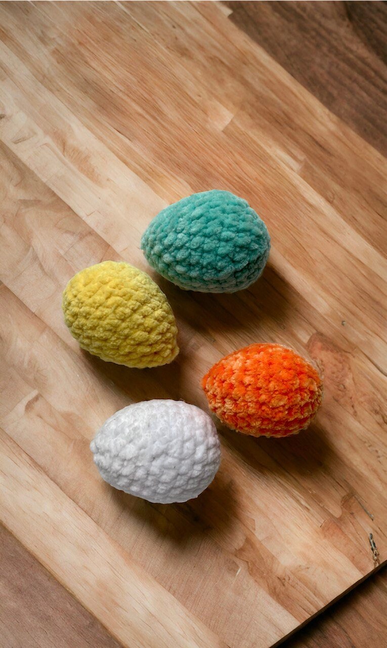 Crochet Egg Pattern, Easy Amigurumi Easter Decor (PDF Pattern) Tutorial ...