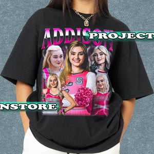 Retro jaren 90 Addison Zombies 4 shirt, Addison Nova Victor Zed Tee bootleg grafische fan tee shirt, cadeau voor vrouwen en mannen T-shirt uniseks PF096