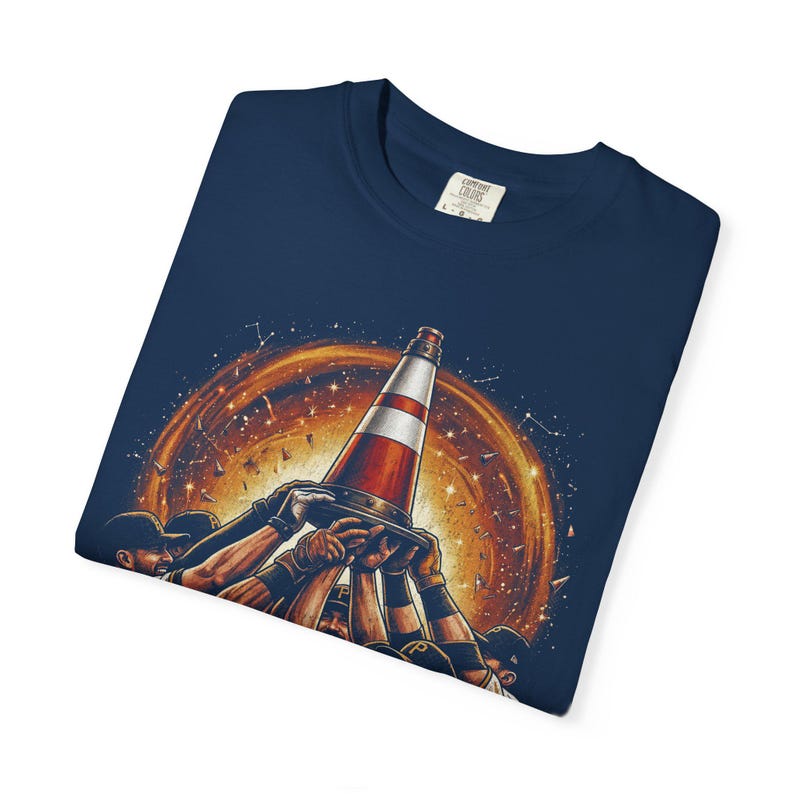 Chemise Hoist The Cone couleurs confort, T-shirt Rallye de baseball de Pittsburgh, T-shirt de fan drôle de pirates, chemise graphique Pittsburgh Pride image 11