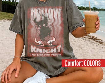 Camiseta retro de Hollow Knight de los 90 con colores cómodos, camiseta de Hollow Knight, camiseta gráfica pirata de Silksong Hornet Gaming, camiseta unisex ST52