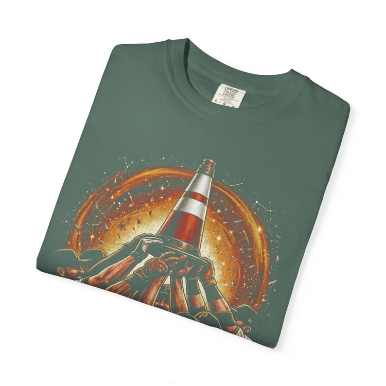 Chemise Hoist The Cone couleurs confort, T-shirt Rallye de baseball de Pittsburgh, T-shirt de fan drôle de pirates, chemise graphique Pittsburgh Pride image 6