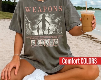 Retro 90's Weapons Movie Shirt, Weapons Horror Movie Bootleg Graphic Shirt, Gift For Women and Man Unisex T-Shirt PF0106