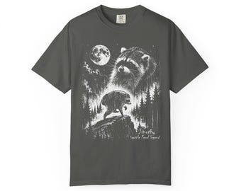 Vintage Jimothy Raccoon Shirt, Seattle Feral Legend Comfort Colors Tee,  Funny Trash Panda Cottagecore Animal  JJ09
