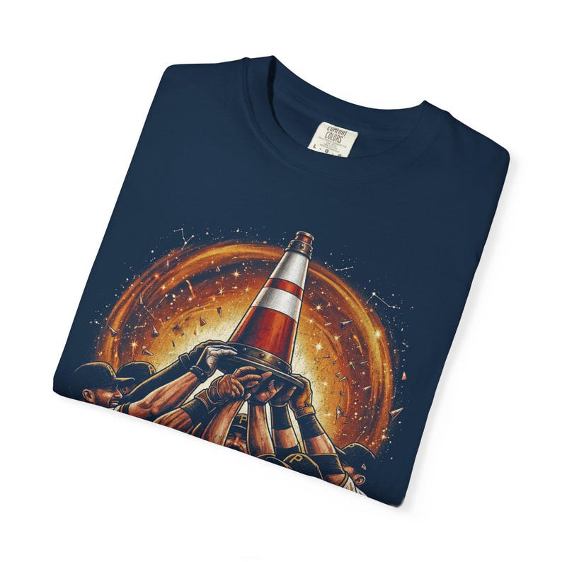Chemise Hoist The Cone couleurs confort, T-shirt Rallye de baseball de Pittsburgh, T-shirt de fan drôle de pirates, chemise graphique Pittsburgh Pride image 9