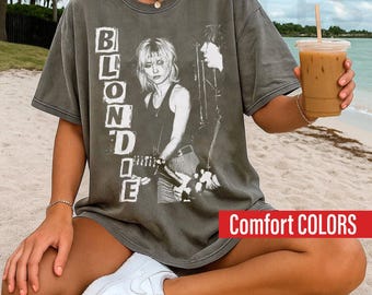 Blondie Comfort Colors T-Shirt, Debbie Harry Blondie Vintage T-Shirt, Women and Man Unisex T-Shirt
