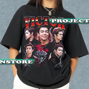 Retro jaren 90 Victor Zombies 4 shirt, Eliza Nova Victor Willa Zed Tee bootleg grafische fan tee shirt, cadeau voor vrouwen en mannen T-shirt uniseks PF099