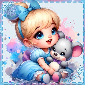 Baby Cinderella Aquarell Splash, Clipart-Bilder, Grafiken und Kunstwerke, Regenbogen Ästhetik, PNG süße kleine Prinzessin Bilder
