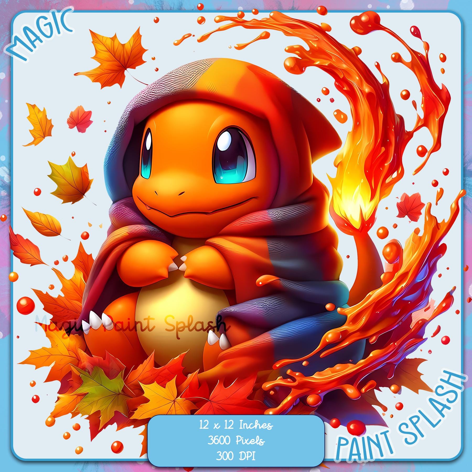 【美品】レッド＆ヒトカゲ ありがひとし氏イラスト色紙 購入特典 ARTFX J レッド with ヒトカゲ｜ポケモンセンター・コトブキヤショップ