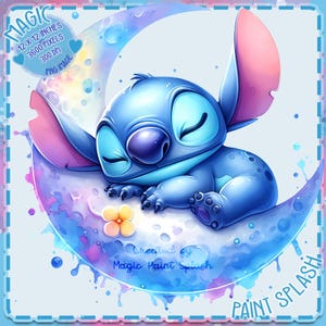 Images clipart éclaboussures de point sur la lune, graphiques et oeuvres d'art, esthétique arc-en-ciel, images PNG de personnages mignons