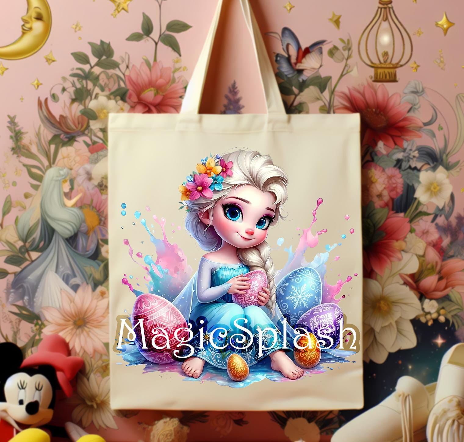 Easter Elsa | Ice Princess PNG | Cute Girl Clipart | 12″ 300 DPI Pastel ...