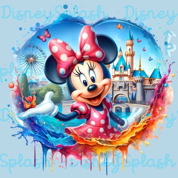 Disney　ミニーマウス アート　絵画 ジュエリー絵画® ディズニー 「ミニーマウス ゴールド」（M