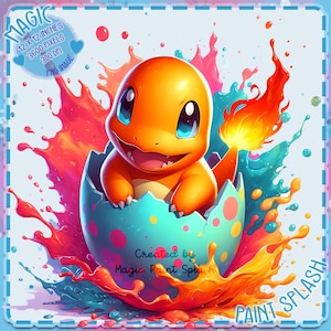 Images Clipart aquarelle d'oeufs de Pâques Salamèche, graphiques et oeuvres d'art, esthétique arc-en-ciel, images PNG de printemps mignons